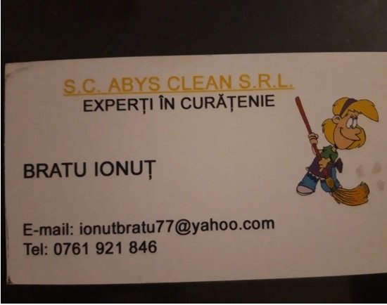 Abys Clean - Curatenie